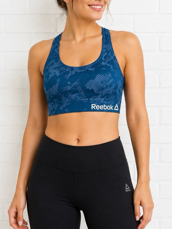 Reebok Other - Reebok Sports Bra XL Blue Racerback Workout Training Gym Athletic